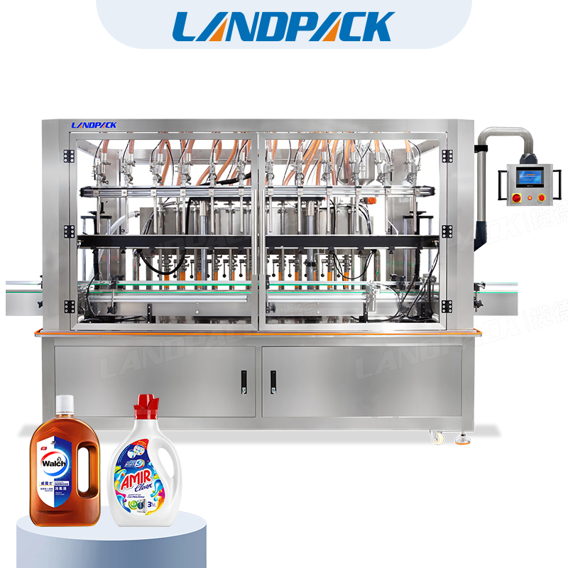 12頭齒輪泵液體灌裝機